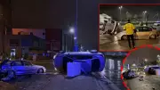 Kayseri'de Park Halindeki Araca Çarpma: 2 Yaralı