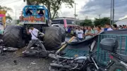 Kolombiya'da canavar kamyon şovunda facia: 3 ölü, 40 yaralı