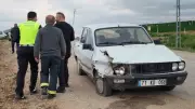 Kırıkkale'de iki otomobil çarpıştı: 2 yaralı