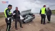 Kırıkkale'de İki Otomobil Çarpıştı: 2 Yaralı