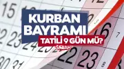 Kurban Bayramı tatili 9 gün oldu! Cumhurbaşkanı Erdoğan duyurdu