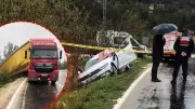 Mersin'de tır ile otomobil kafa kafaya çarpıştı: 1 ölü 2 yaralı