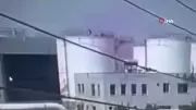 Mersin'deki patlamada işçi hayatını kaybetti, o anlar kamerada