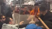 Metrodaki saldırıya çifte gözaltı: Bir yıl spor müsabakalarına giremeyecek