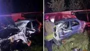 Muş'ta takla atan otomobil fabrika duvarına çarptı: 1 ölü, 3 yaralı