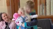 Nazar, annesiyle yeni hayatına ilk adımı attı