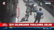 Çorlu'da 2 polisi şehit eden saldırganın yakalanma anı kamerada