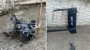 Samsun'da Çatıya Düşen İHA Panik Yarattı