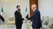 Suriye Cumhurbaşkanı Şara, ABD Temsilcisi Barrack ile Görüştü