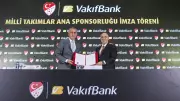 TFF ile VakıfBank arasında milli takımlar sponsorluk anlaşması imzalandı