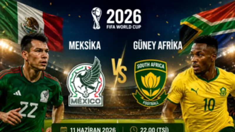 2026 Dünya Kupası Meksika-Güney Afrika Maçı TRT 1 Canlı İzle