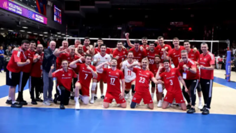 A Milli Erkek Voleybol Takımı Fransa'yı 3-0 Mağlup Etti