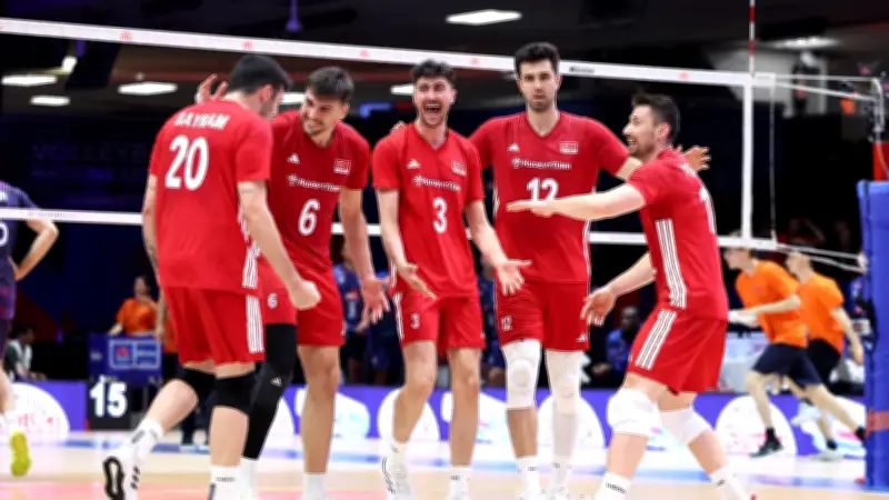 A Milli Erkek Voleybol Takımı'nın VNL 2. Hafta Kadrosu Açıklandı