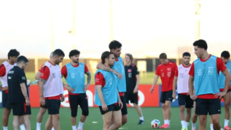 A Milli Futbol Takımı ABD Maçı Hazırlıklarına Başladı