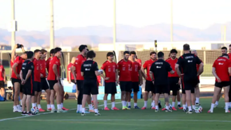 A Milli Futbol Takımı ABD maçı hazırlıklarına Los Angeles'ta devam edecek