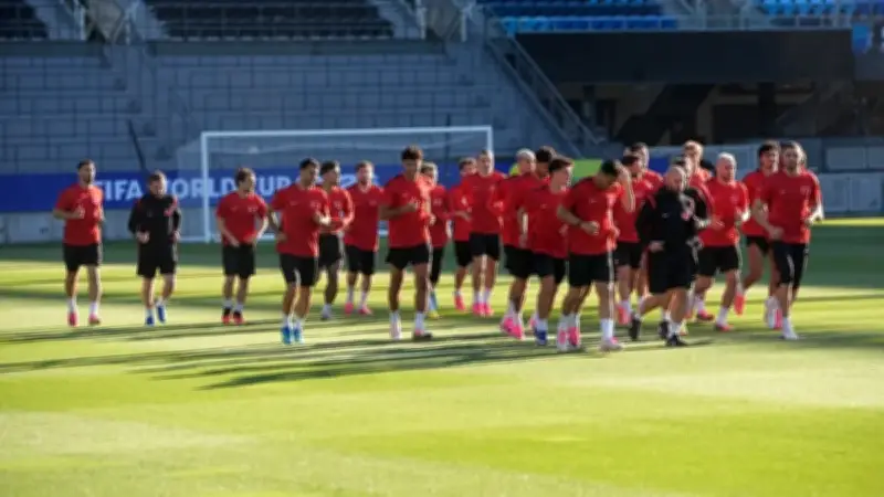 A Milli Futbol Takımı Paraguay Maçı Hazırlıklarını Tamamladı