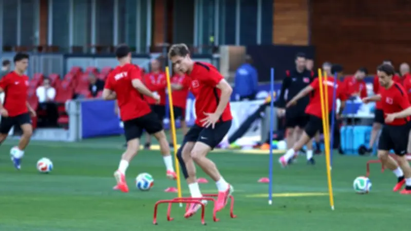 A Milli Futbol Takımı San Jose'de İlk Antrenmanını Yaptı