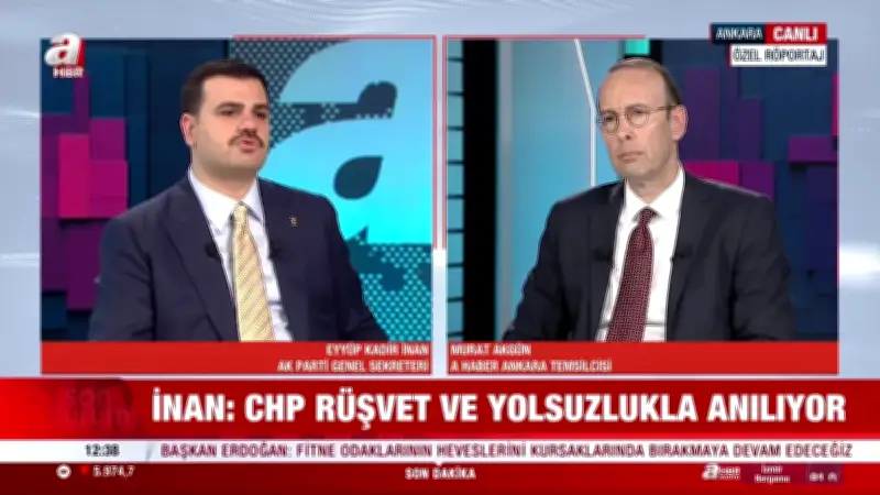 AK Parti Genel Sekreteri İnan: Terörsüz Türkiye sürecinde yasal çerçeve Meclis'e gelecek