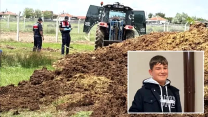 Aksaray'da traktör römorkundaki gübre altında kalan genç hayatını kaybetti