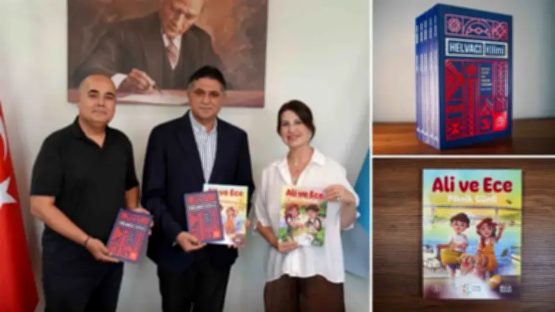 Aliağa Kent Kitaplığı'ndan Helvacı Kilimi Kitabı ve Çocuk Yayınları