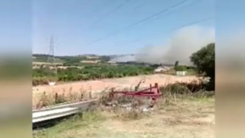 Çanakkale'de Tarım Arazisinde Yangın Panik Yarattı