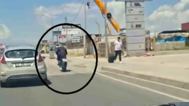 Antakya'da Motosiklet Sürücüsüne 46 Bin TL Ceza