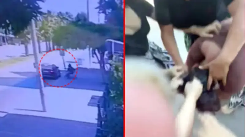 Antalya'da çocuğuyla bankta oturan kadına 5 kadının saldırısı