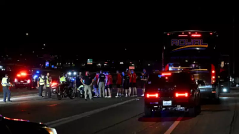 Arizona'da Milli Takım Kafilesine Eşlik Eden Polis Kaza Yaptı