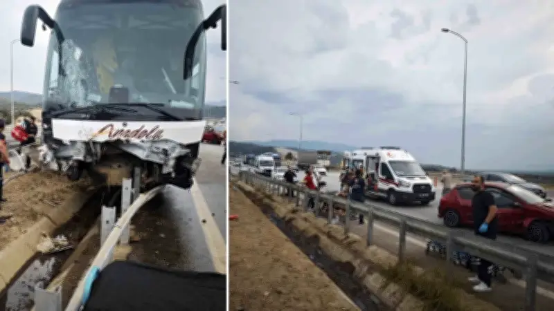 Aydın-Denizli Otoyolunda Zincirleme Kaza: 20 Yaralı