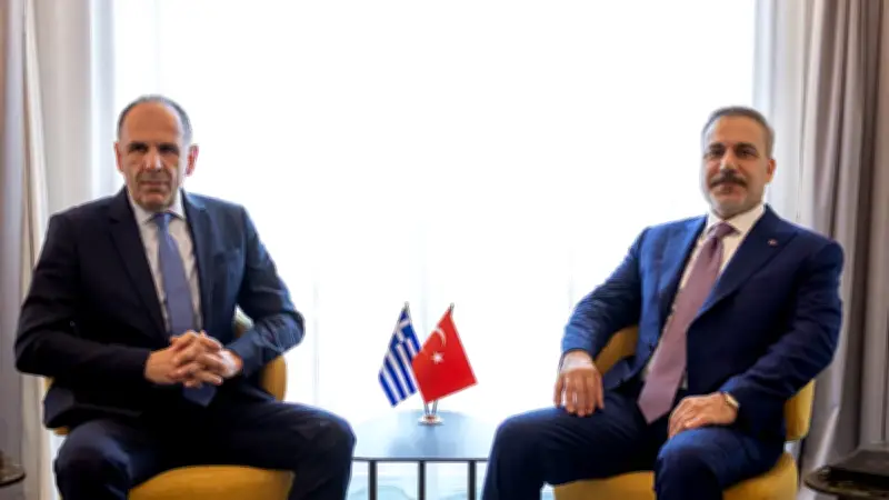 Bakan Fidan, Yunan mevkidaşı Yerapetritis ile Sofya'da görüştü