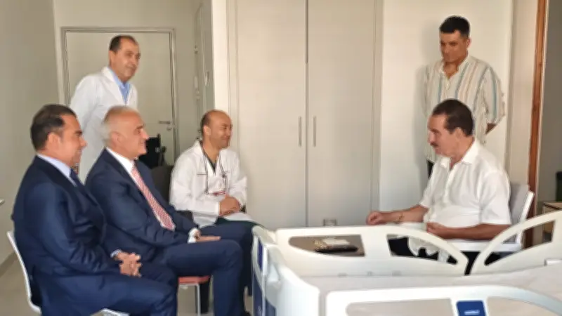 Bakan Mehmet Nuri Ersoy, İbrahim Tatlıses'i Hastanede Ziyaret Etti
