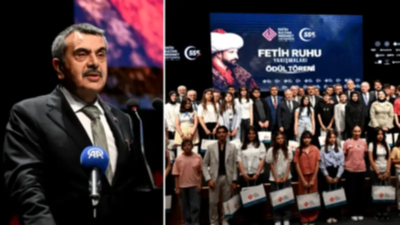 Bakan Tekin: 'Zulüm 1453' Diyenler Müfredat Değişikliklerini Eleştiriyor