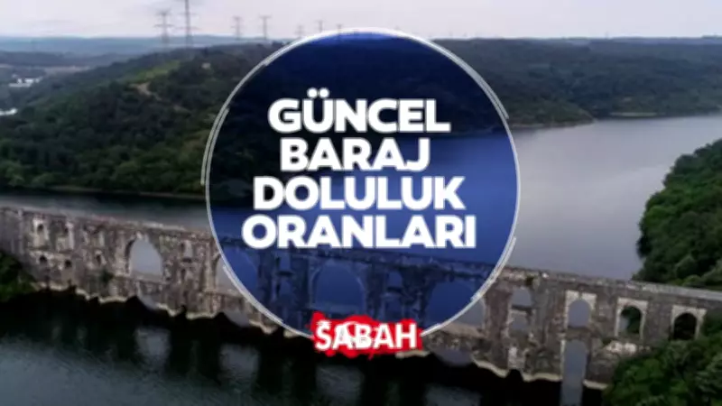 Baraj Doluluk Oranları Güncellendi: İstanbul, Ankara, İzmir, Bursa