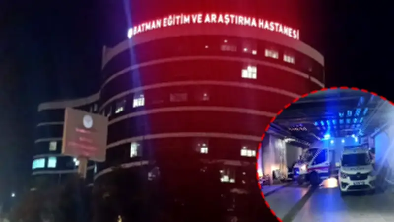 Batman'da silahlı kavga: Evinin önünde bekleyen genç başından vuruldu, 2 gözaltı
