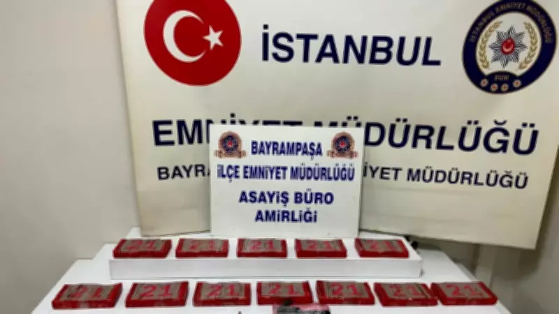 Bayrampaşa'da 20 kilo kokain ele geçirildi, sürücü tutuklandı