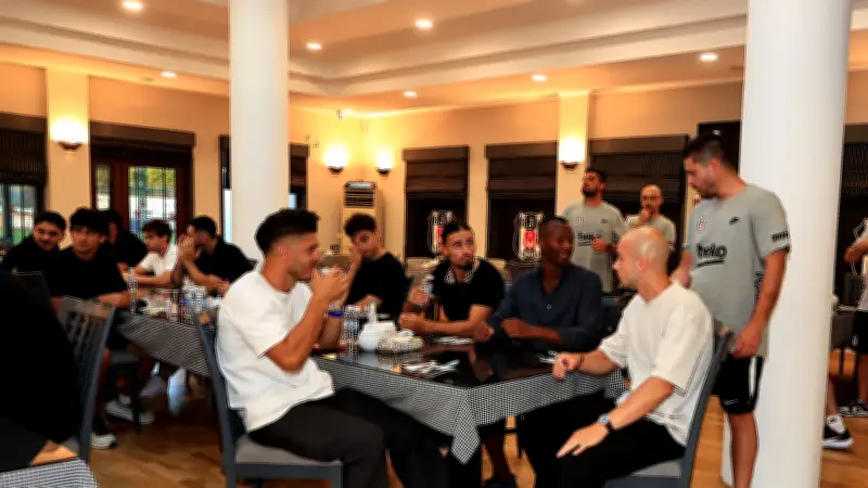Beşiktaş'ta Yeni Sezon Öncesi Yemek Organizasyonu