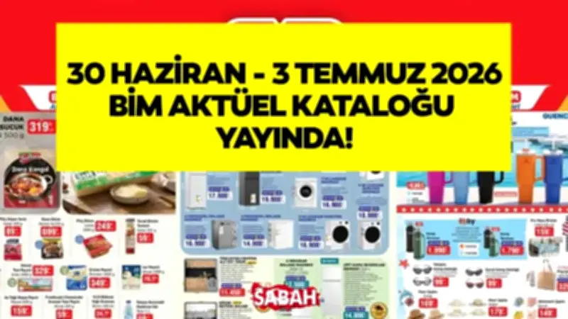 BİM Aktüel Kataloğu 30 Haziran-3 Temmuz 2026: Projeksiyon, Drone ve İndirimler