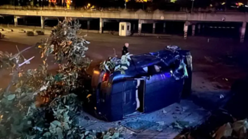 Bursa Osmangazi'de iki otomobil çarpıştı: 4 kişi yaralandı