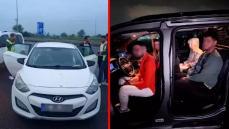 Bursa'da şüpheli araçtan 5 göçmen yakalandı: Organizatör tutuklandı