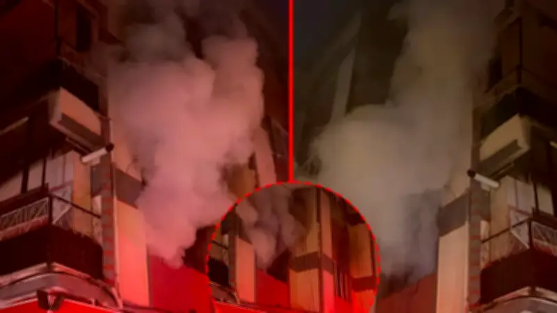 Bursa'da yangın paniği: 5 kişi dumandan etkilendi