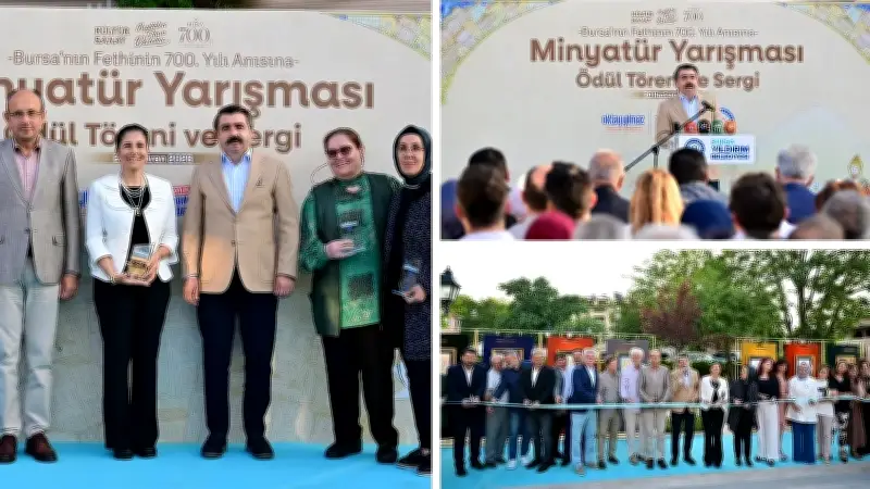 Bursa'nın Fethi Minyatür Yarışması'nda Ödüller Sahiplerini Buldu