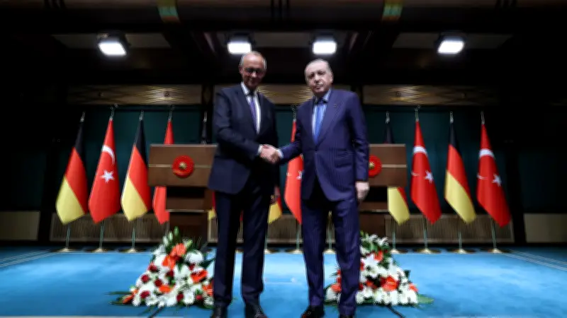 Cumhurbaşkanı Erdoğan, Almanya Şansölyesi Merz ile Görüştü