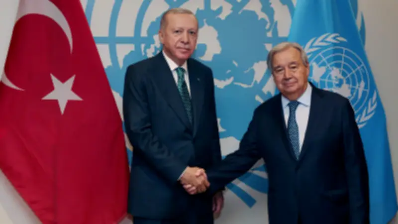 Cumhurbaşkanı Erdoğan BM Genel Sekreteri Guterres ile Görüştü