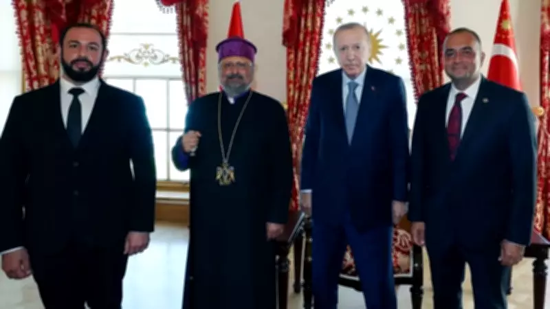Cumhurbaşkanı Erdoğan, Patrik Maşalyan ve Milletvekili Sıvacıoğlu'nu Kabul Etti