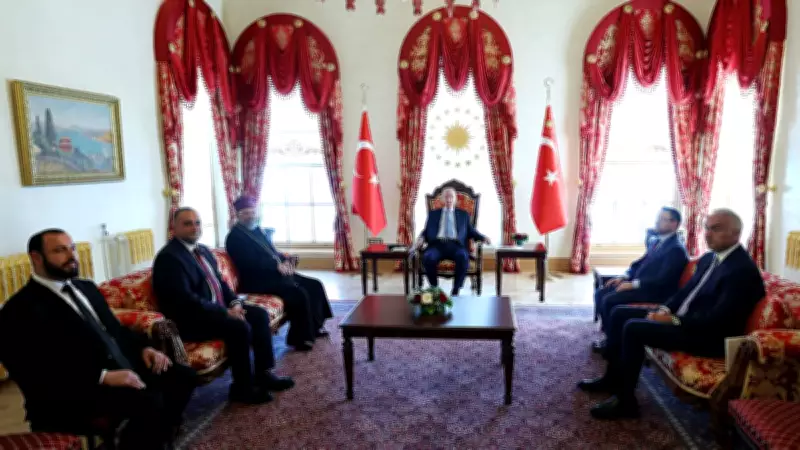 Cumhurbaşkanı Erdoğan, Patrik Maşalyan ve Sıvacıoğlu'nu Kabul Etti