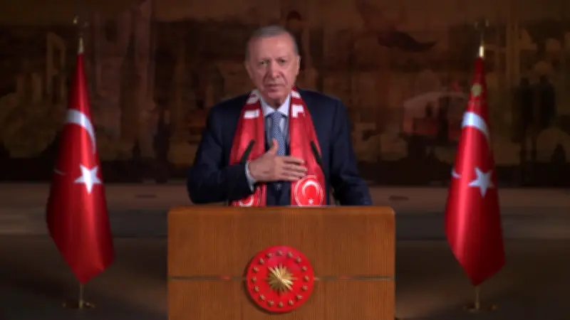 Cumhurbaşkanı Erdoğan'dan A Milli Futbol Takımı'na Destek Mesajı