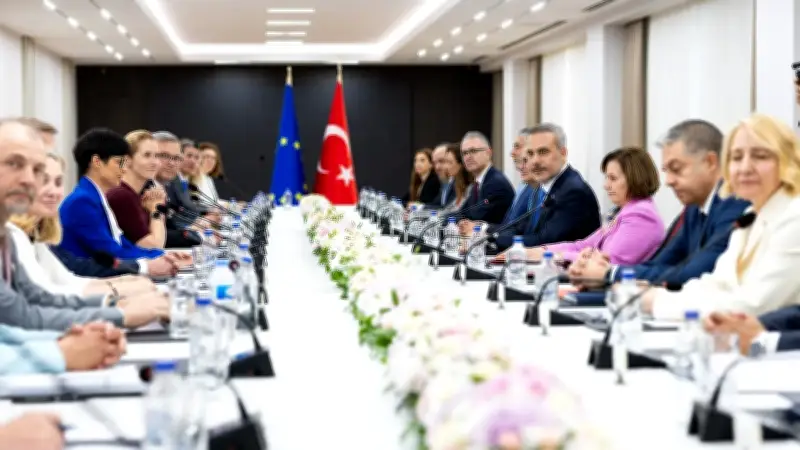 Dışişleri Bakanı Fidan, Ankara'da üst düzey AB yetkilileriyle görüştü