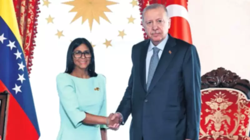 Dolmabahçe'de Venezuela mesaisi: Erdoğan ve Rodriguez görüştü