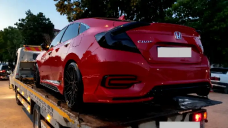 Edirne'de drift yapan alkollü sürücüye 257 bin TL ceza