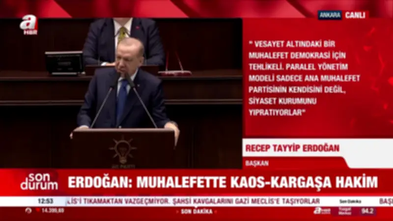 Erdoğan: Muhalefette Kaos Hakim, Terör Defteri Kapanacak